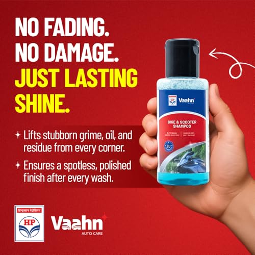 HP Vaahn Bike & Scooter Shampoo – 100ml | Two-wheeler Wash Shampoo | Safe for All Surfaces, Removes Dirt & Grime, Streak-Free Shine - Image 3