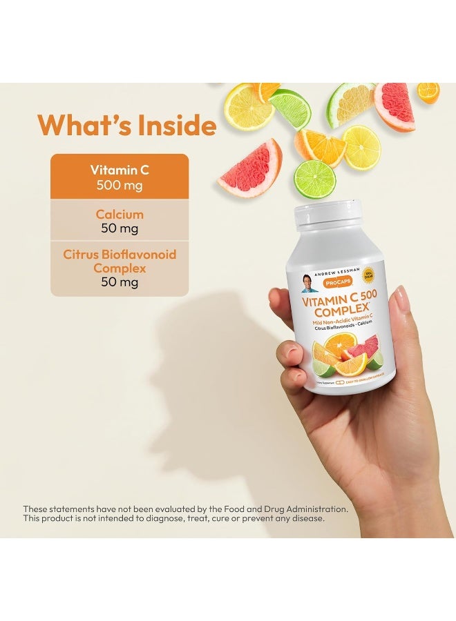 Andrew Lessman Vitamin C 500 Complex Capsules for Immune Support - Image 3
