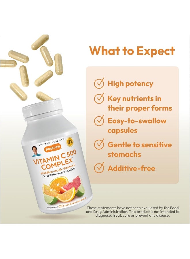 Andrew Lessman Vitamin C 500 Complex Capsules for Immune Support - Image 4