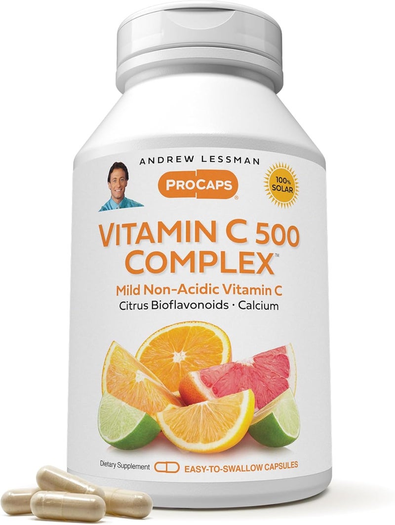 Andrew Lessman Vitamin C 500 Complex Capsules for Immune Support - Image 1