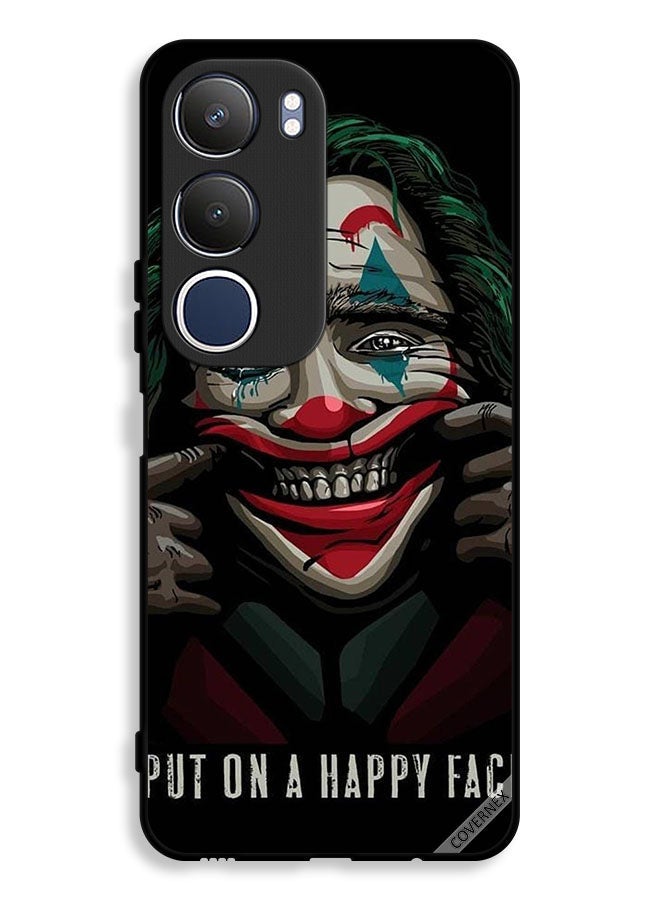 Covernex Vivo Y19s 4G Protective Case Cover Put On A Happy Face  - Image 1