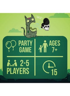 إكسبلودنج كيتنس أل أل سي تقدم Exploding Kittens لعبة Zombie Kittens - ألعاب بطاقات عائلية ممتعة للكبار والمراهقين والأطفال للترفيه الليلي، من 2 إلى 5 لاعبين - من سن 7 سنوات فما فوق - 61 بطاقة  - Image 2