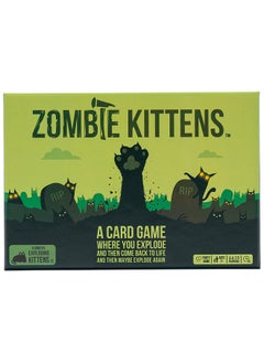 إكسبلودنج كيتنس أل أل سي تقدم Exploding Kittens لعبة Zombie Kittens - ألعاب بطاقات عائلية ممتعة للكبار والمراهقين والأطفال للترفيه الليلي، من 2 إلى 5 لاعبين - من سن 7 سنوات فما فوق - 61 بطاقة  - Image 1
