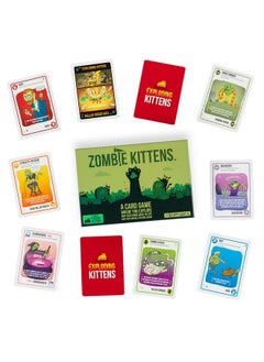 إكسبلودنج كيتنس أل أل سي تقدم Exploding Kittens لعبة Zombie Kittens - ألعاب بطاقات عائلية ممتعة للكبار والمراهقين والأطفال للترفيه الليلي، من 2 إلى 5 لاعبين - من سن 7 سنوات فما فوق - 61 بطاقة  - Image 4