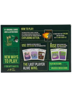 إكسبلودنج كيتنس أل أل سي تقدم Exploding Kittens لعبة Zombie Kittens - ألعاب بطاقات عائلية ممتعة للكبار والمراهقين والأطفال للترفيه الليلي، من 2 إلى 5 لاعبين - من سن 7 سنوات فما فوق - 61 بطاقة  - Image 5