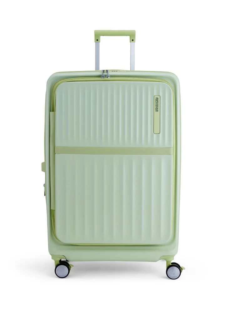 امريكان توريستر American Tourister Trento + Spinner 76 cm - Matcha Green - 3 Years Global Warranty