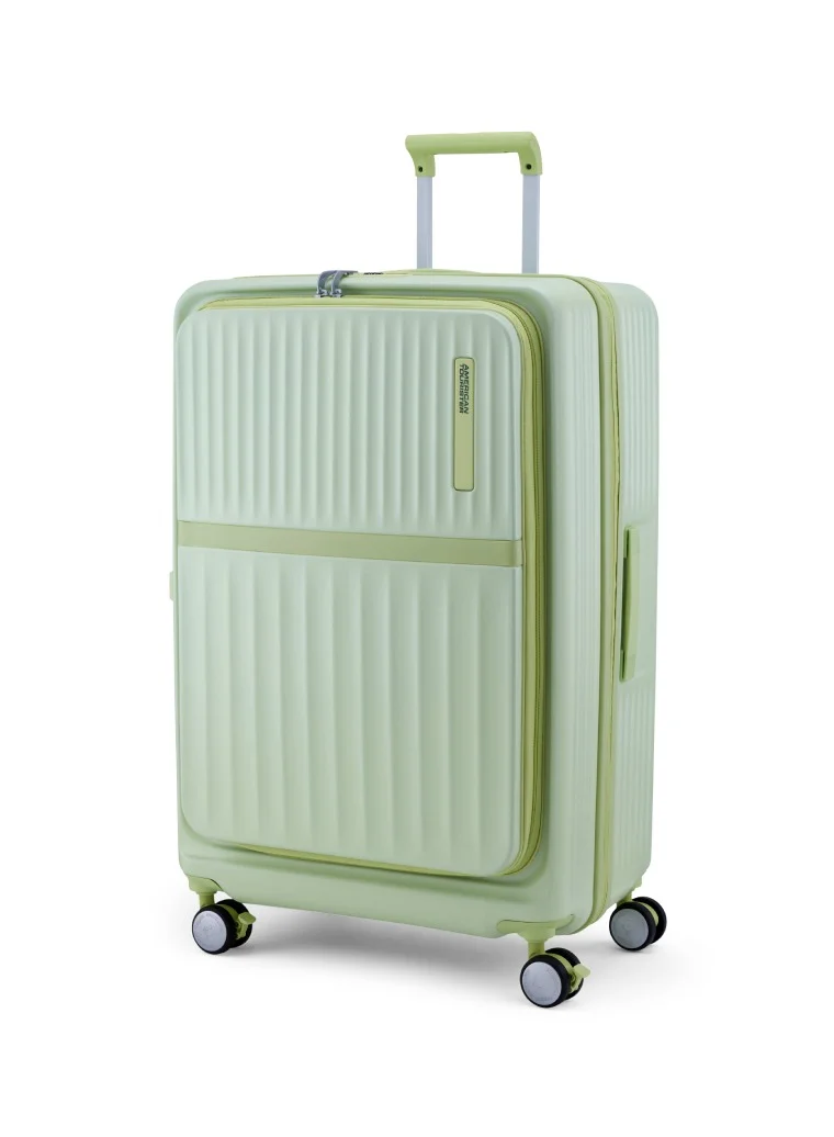 American Tourister Trento + Spinner 76 cm - Matcha Green - 3 Years Global Warranty