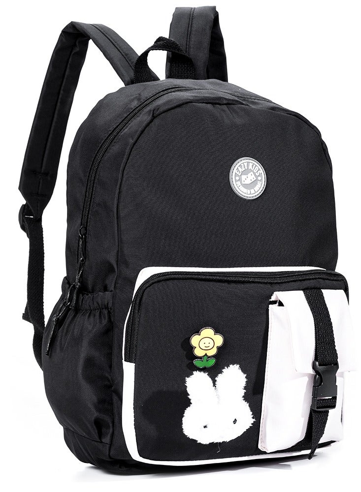 Eazy Kids حقيبة مدرسية فاخرة - سوداء - Image 4