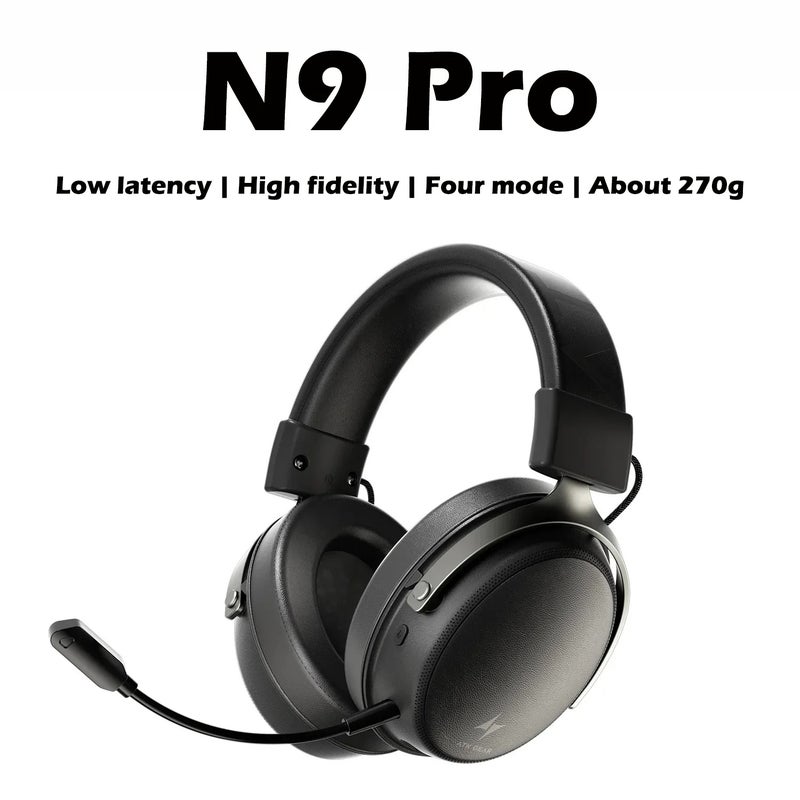 اي تي كي سماعة لاسلكية ATK N9 Series Wireless Gaming Headset, Microphone, Four Modes, Over-Ear Noise Reduction, Low Latency, Lightweight - Image 1