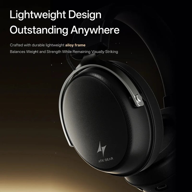 اي تي كي سماعة لاسلكية ATK N9 Series Wireless Gaming Headset, Microphone, Four Modes, Over-Ear Noise Reduction, Low Latency, Lightweight - Image 3