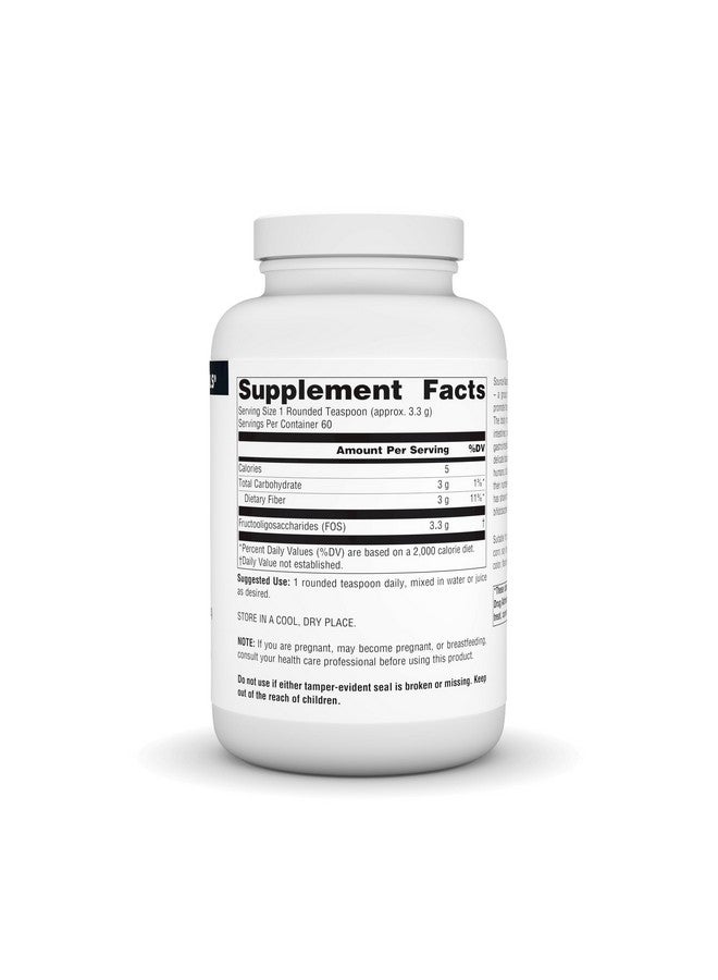 Source Naturals FOS Powder Dietary Supplement, Fructooligosaccharides Probiotic Enhancer - 200 Grams Powder - Image 2