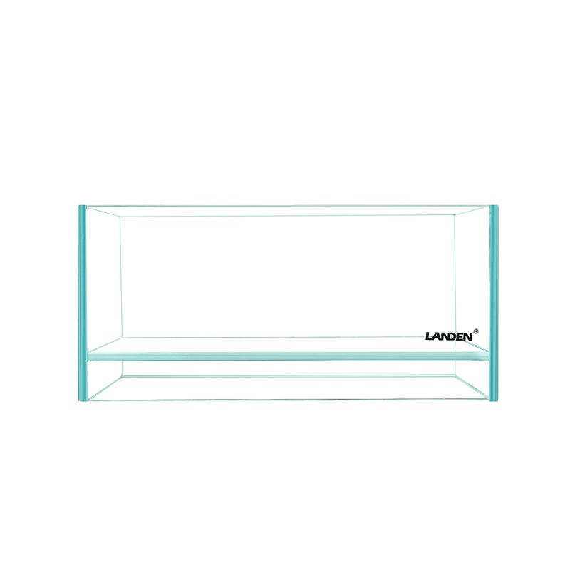 LANDEN Glass Air Aquarium Tank Multi-Scene Landscape Aquarium, 1.6Gallon Rimless Low Iron Shallow Tank,10.63" WÃ—10.63" DÃ—4.72" H (27cmx27cmx12cm) 5mm Thickness - Image 5