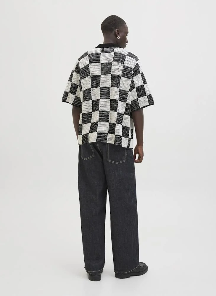 JACK & JONES Casual Crochet Regular Polo