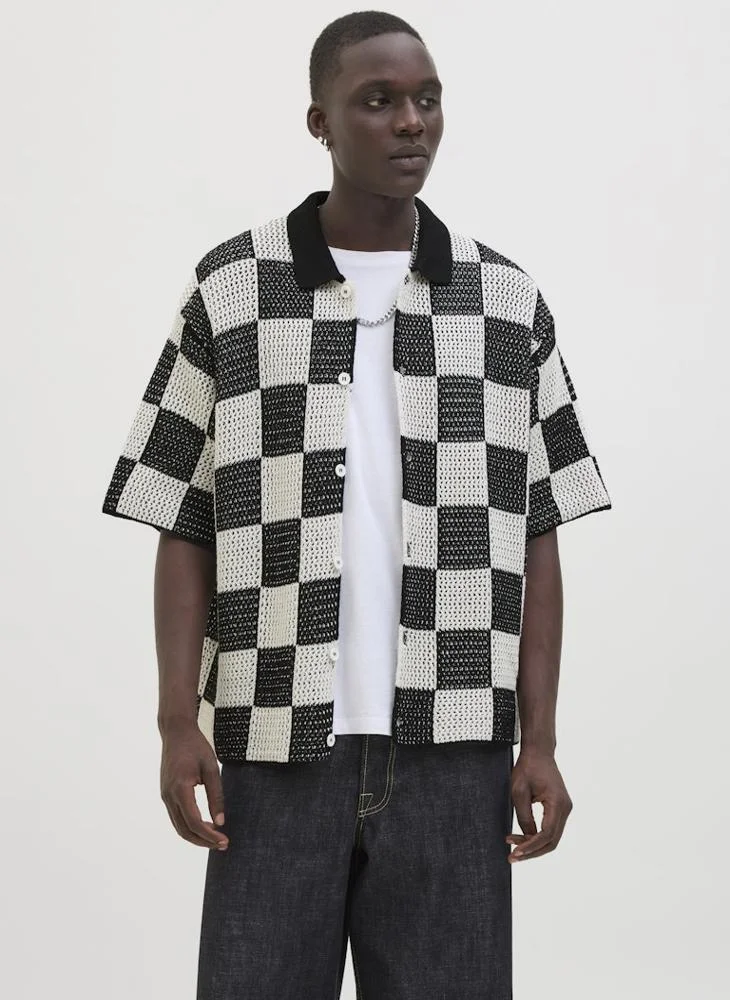 JACK & JONES Casual Crochet Regular Polo