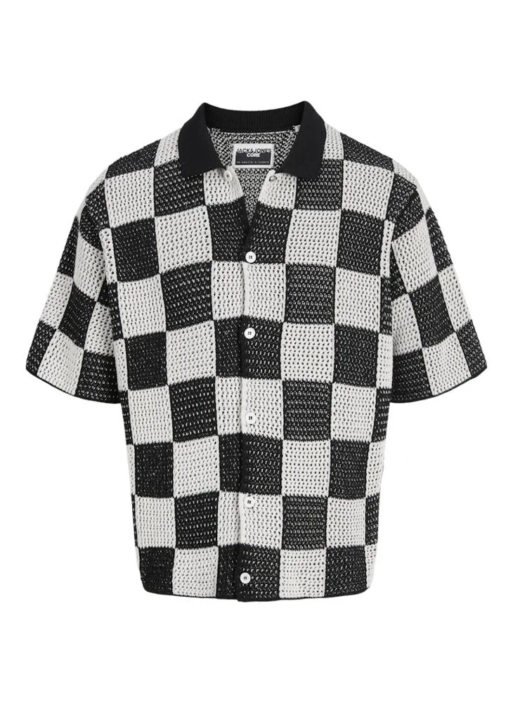 JACK & JONES  Casual Crochet Regular Polo for Men | Best Price UAE