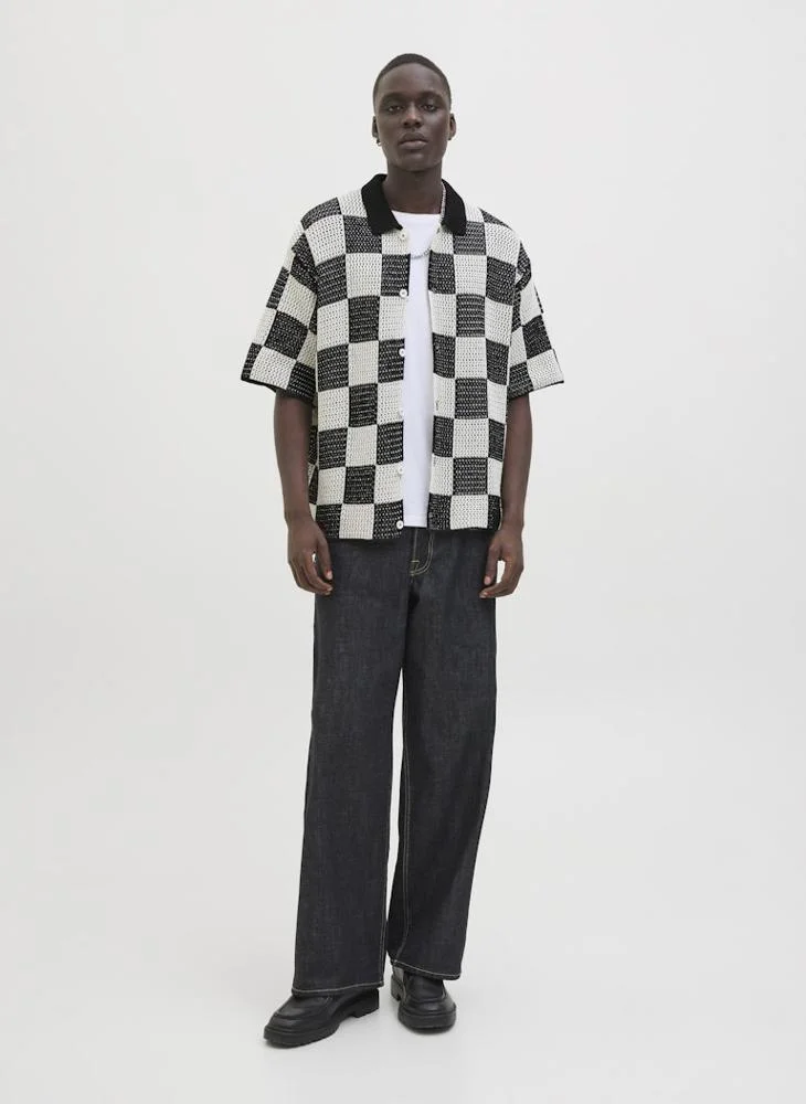 JACK & JONES  Casual Crochet Regular Polo for Men | Best Price UAE