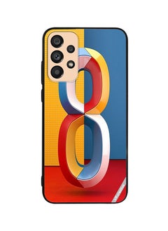 Protective Case Cover For Samsung Galaxy A52/A52 5G/A52s 5G Number 8 Design Multicolour