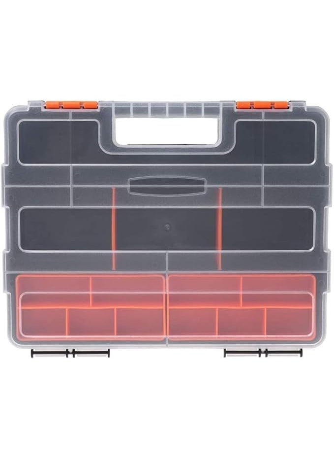 Vroxy - Vroxy 21 Compartments Work Tools Screw Storage Box Hardware Tool Organizer Multi Utility Storage Box Compact Tool Box for Storage of Small Tools Hardware Bolts Nails Beads 1Pcs - Image 1