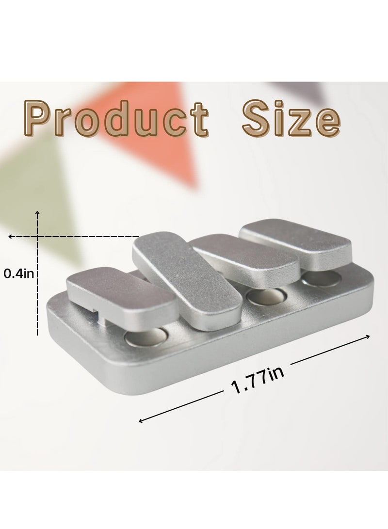 KASTWAVE Metal Slider Clicker Haptic Slider Toys Stress Relief Anti Anxiety Gifts for Men Women - Image 2