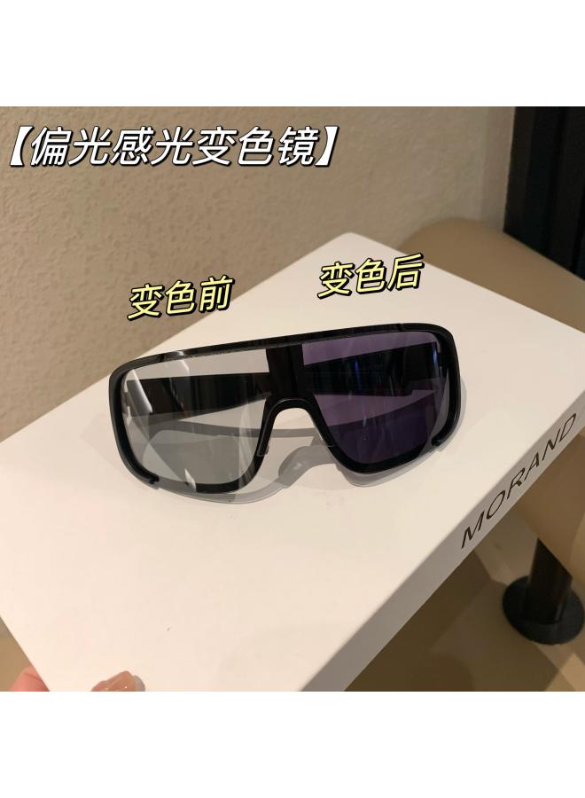 Generic Anti-fog Ski Outdoor Mountain Climbing Road Riding Glasses Windproof Glasses Mountain Bike Bike Sports Goggles Large Frame 