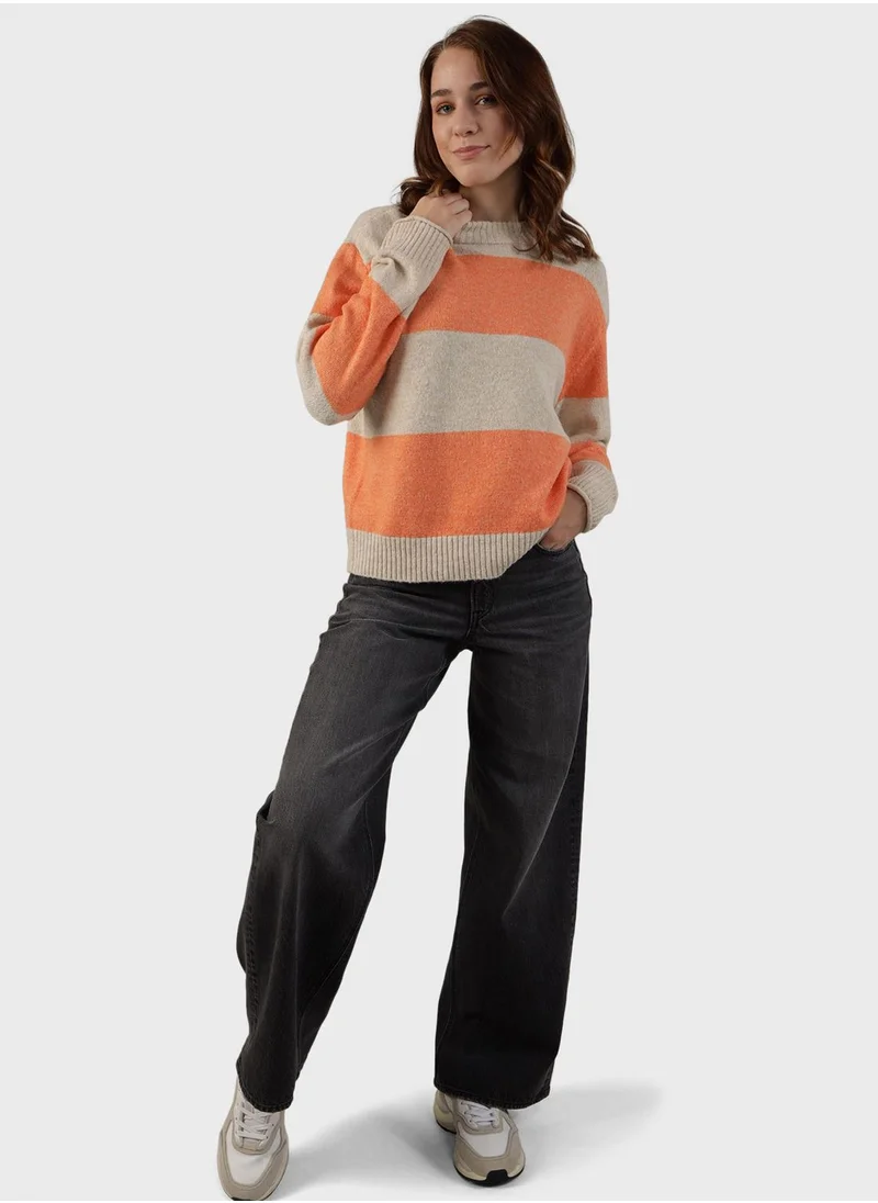 American Eagle Crew Neck Knitted Sweater