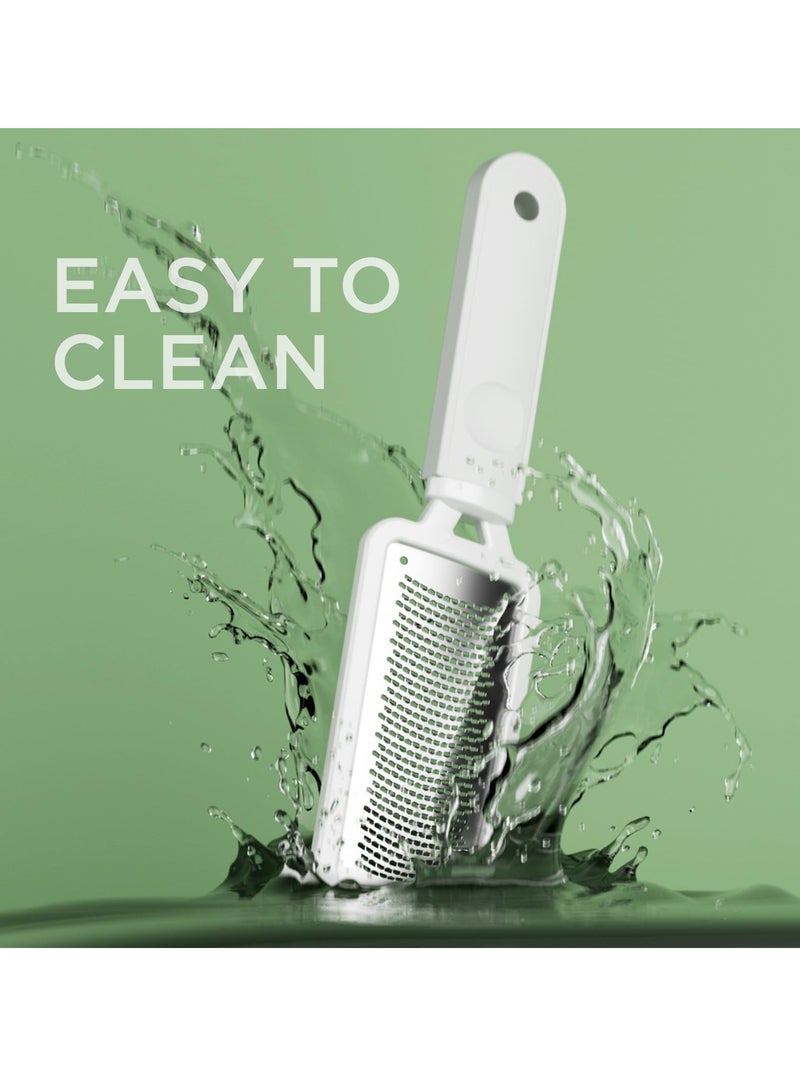 إكسفور مبرد القدم، فرشاة القدم للبديكير - مزيل الجلد القاسي للأقدام، مبشرة احترافية لإزالة الجلد الميت والشوائب، مزيل البشرة الجافة والرطبة للأقدام - Image 5