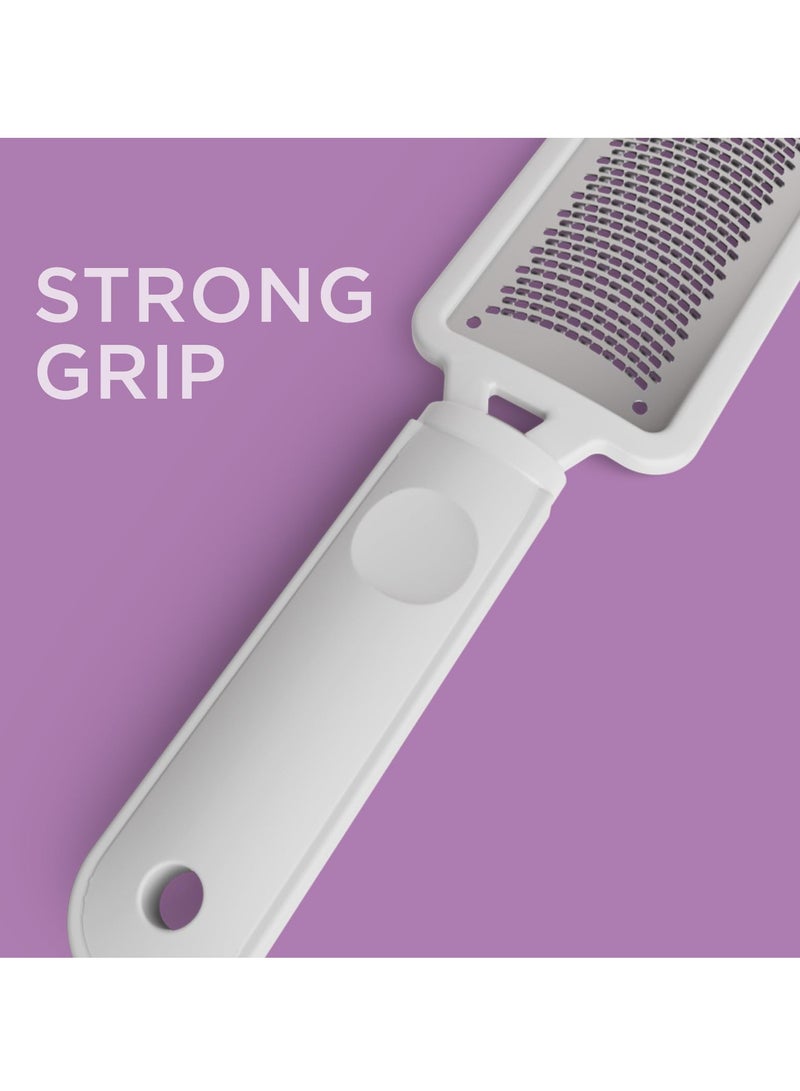 إكسفور مبرد القدم، فرشاة القدم للبديكير - مزيل الجلد القاسي للأقدام، مبشرة احترافية لإزالة الجلد الميت والشوائب، مزيل البشرة الجافة والرطبة للأقدام - Image 3