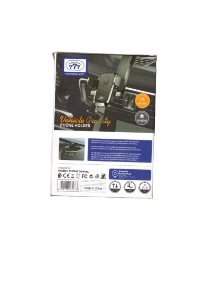 777 "777" gravity-style car phone holder with strong 3M adhesive mount - Model MD-02 - Image 2