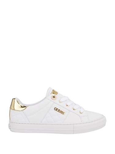 Guess Women's Loven Sneaker, White, 8 - Image 4