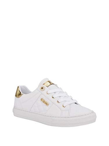 Guess Women's Loven Sneaker, White, 8 - Image 3