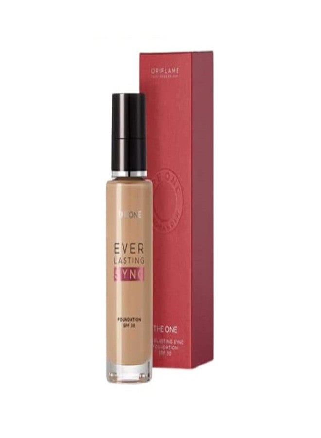 Oriflame فونداسيون سينك الدائم SPF 30، 30 مل (عاج خفيف محايد) وأقراط للنساء والفتيات (مجموعة) (بواسطة أوري فليم) - Image 2