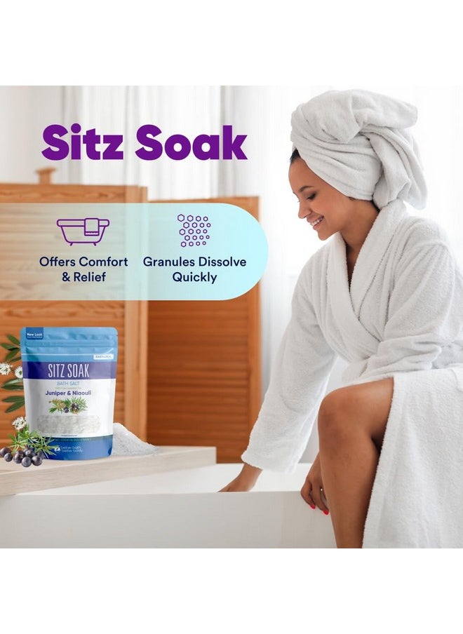 Better Bath Better Body Sitz Bath Soak 32 Ounces Sitz Salt Epsom Salt Hemorrhoid Soothing With Pure Essential Oils In Bpa Free Pouch With Presslock Seal Made In Usa  - Image 5