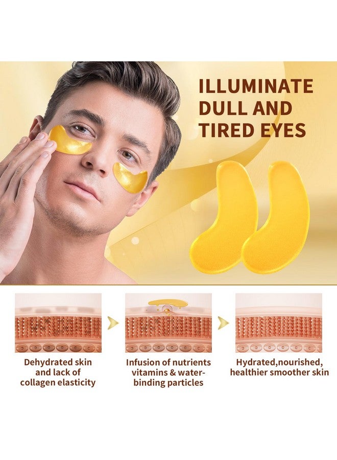Aivoch 10Pairs 20Pcs 24K Gold Under Eye Patches, Collagen Eye Masks for Dark Circles and Puffiness, Reduce Wrinkles and Puffy Eyes, Refresh Your Skin, Women Skincare Eye Treatment Products - Image 4