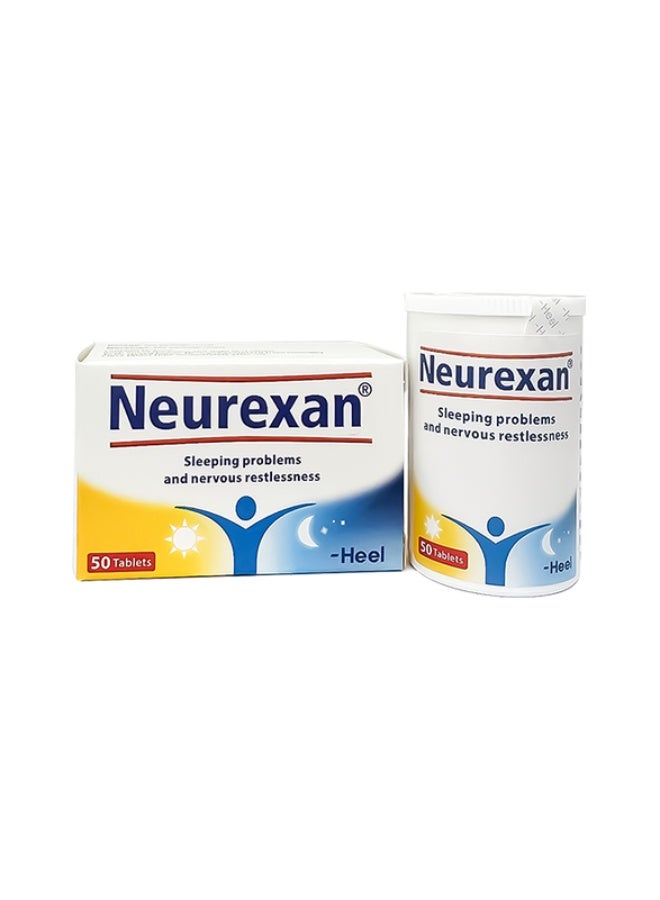 Heel Neurexan Tablets - Natural Calm and Relaxation Support - 50 Tablets, 50g - Image 1