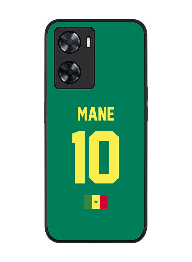 Stylizedd Rugged Black edge case for Oppo A57 4G/Oppo A77 4G/Oppo A77s Slim fit Soft Case Rubber Edges Anti Drop TPU Gel Thin Cover-Senegal-Mane - Image 1