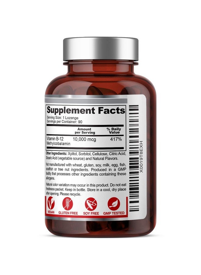 biophix ميثيل ب 12 10000 ميكروغرام 90 حبة نباتية بنكهة الكرز قوة إضافية تدعم الجهاز العصبي صحة المناعة تدفق الدم الأيض تركيز الدماغ الطاقة - Image 4