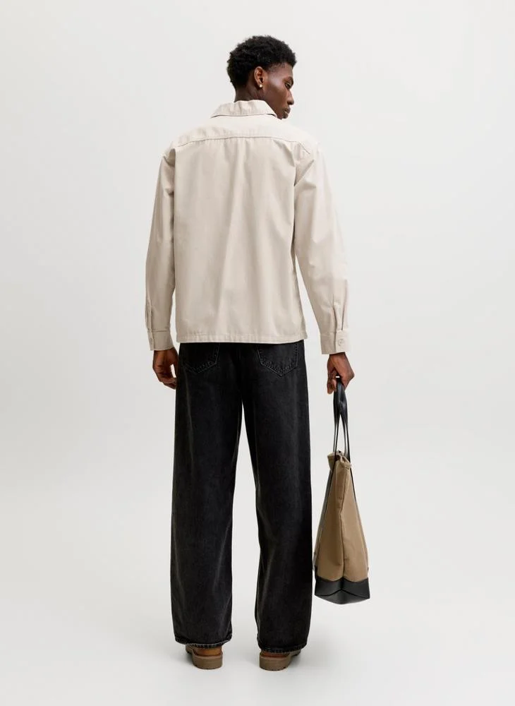 JACK & JONES Solid Regular Fit Shirt