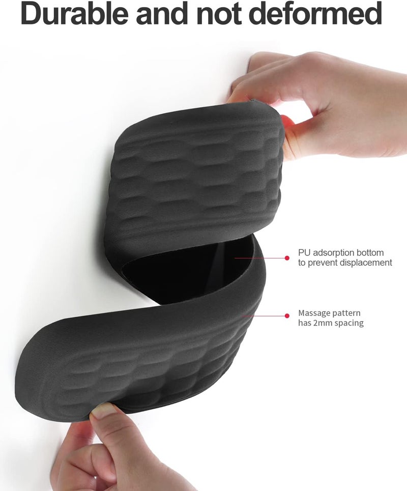 VAYDEER Wrist Rest Set Keyboard and Mouse Wrist Rest Ergonomic Gel Pad for Desk Memory Foam Support for Office Gaming Computer Laptop Mac  Black - Image 4