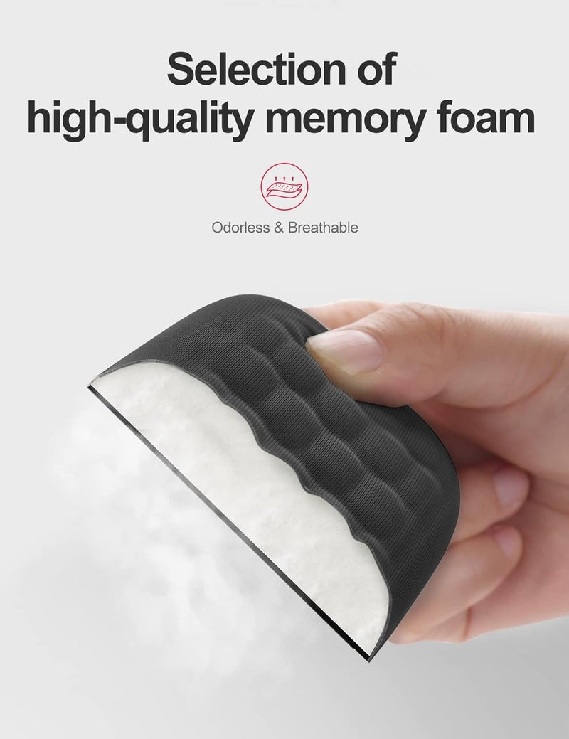 VAYDEER Wrist Rest Set Keyboard and Mouse Wrist Rest Ergonomic Gel Pad for Desk Memory Foam Support for Office Gaming Computer Laptop Mac  Black - Image 5
