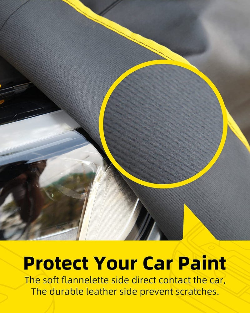 Joiify 3 Pcs Fender Covers for Mechanics, 25 Strong Magnets, Microfiber Leather Car Fender Protector Mats - Size M - Image 4
