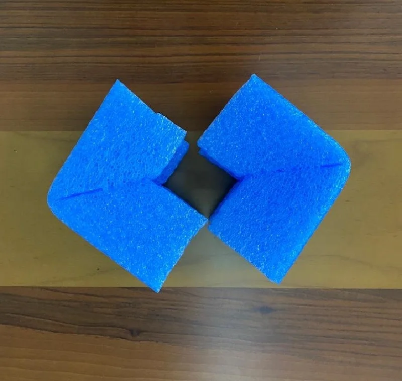 Reelfoam corner Protective Foam U Profile - 4 Pieces (5X10 Cm)