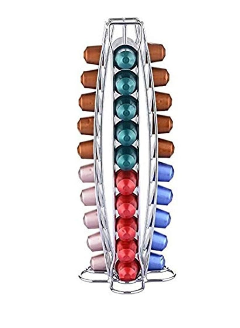 Reko 40 Capsule Holder Coffee Carousel Storage For Nespresso Capsules  - Image 1