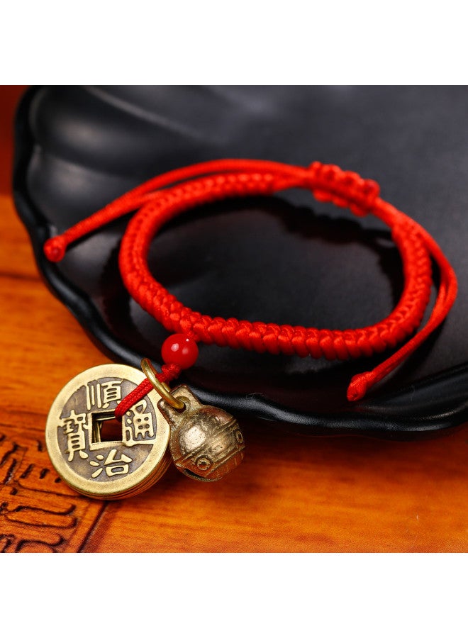 Premium Value】handcrafted Braided Red Thread Anklet For Men And Women - Gift Box Edition - Image 3