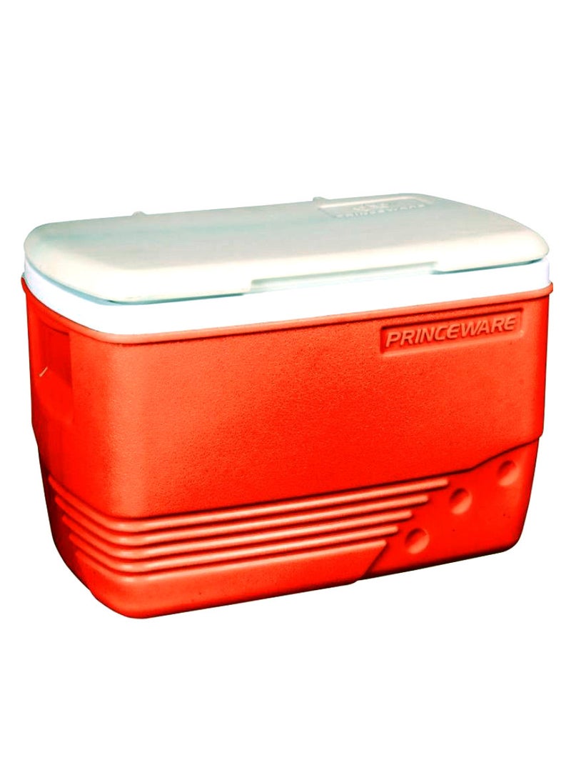 PRINCEWARE 30-Litre Ice Box Thermo insulated Picnic Cool Box-Thermo Keeper Container Expanded Cooler Fishing Ice Box (Blue,Red,Orange Mixed Colour) - Image 2