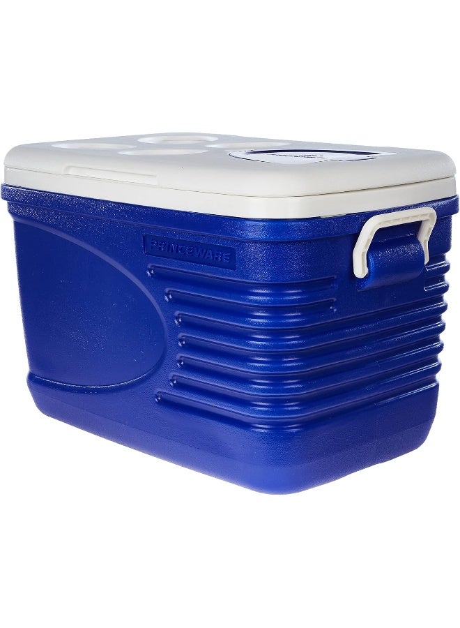 PRINCEWARE 30-Litre Ice Box Thermo insulated Picnic Cool Box-Thermo Keeper Container Expanded Cooler Fishing Ice Box (Blue,Red,Orange Mixed Colour) - Image 5