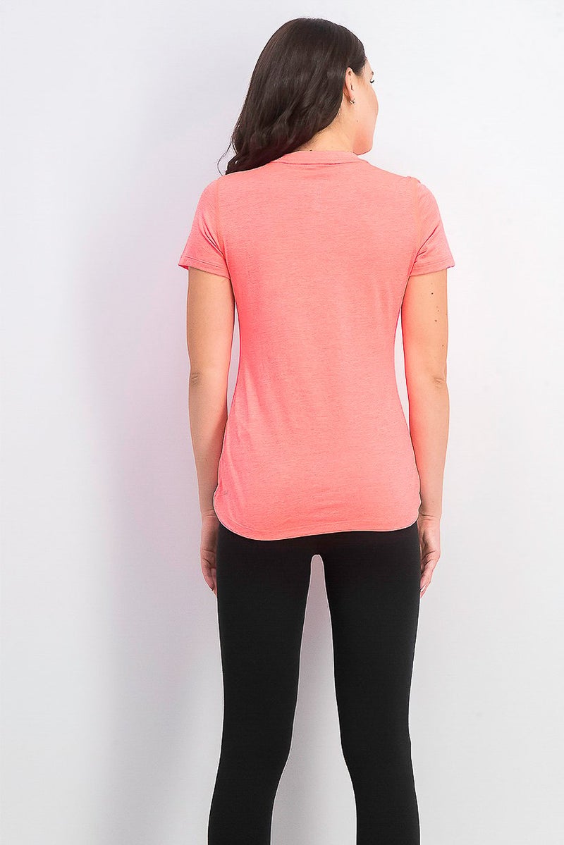 PUMA Women Heather Short Sleeve Tee, Ignite Pink - Image 2