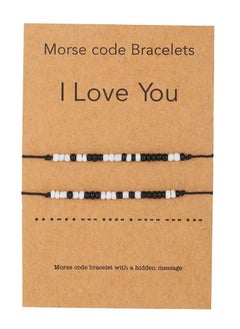 Promise Bracelets Long Distance Matching Couple Bracelets for Boyfriend and Girlfriend Him and Her