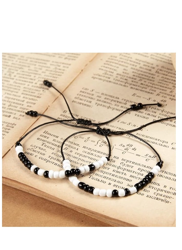 Generic - Promise Bracelets Long Distance Matching Couple Bracelets for Boyfriend and Girlfriend Him and Her - Image 1