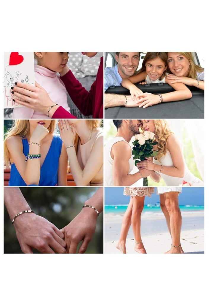 Generic - Promise Bracelets Long Distance Matching Couple Bracelets for Boyfriend and Girlfriend Him and Her - Image 1
