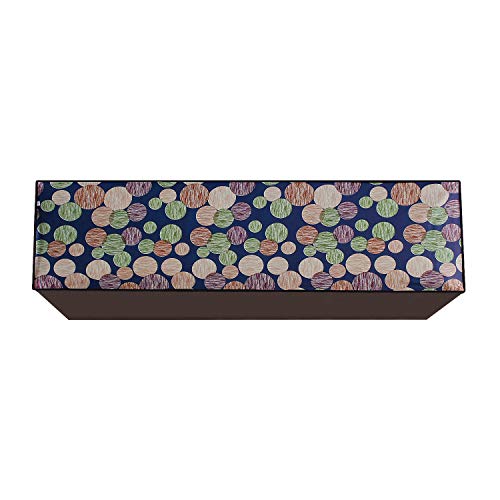 Lithara Waterproof Printed AC Cover for for Split AC 1 Ton Indoor Unit | All Weather Cover | Elastic Stretchable | (Design 71 Multicolor) - Image 2